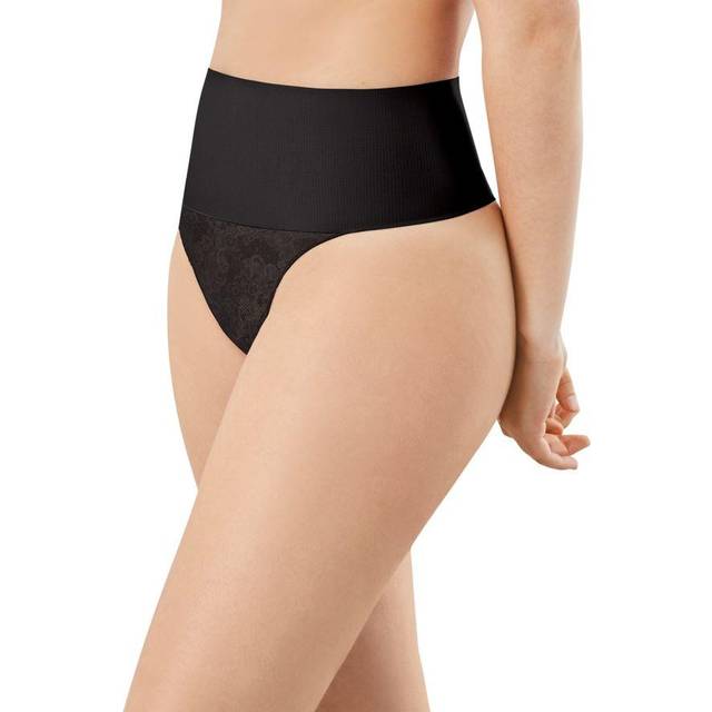 Maidenform kvinnors tämja din mage formande spets string med cool komfort midjemått