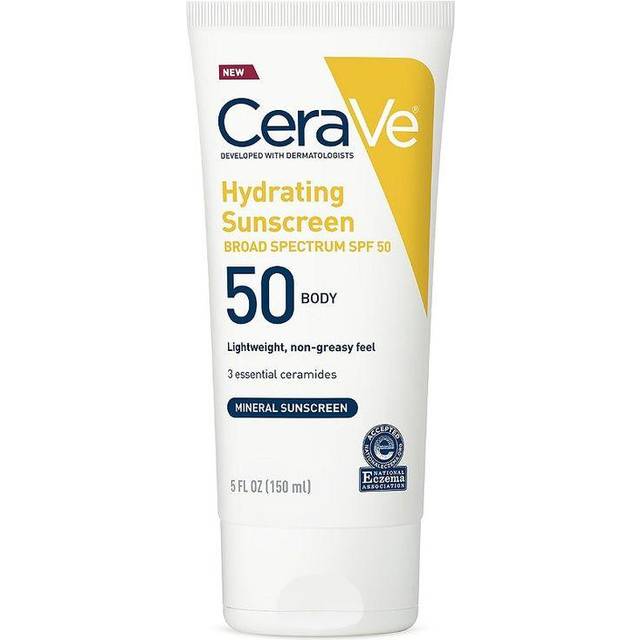 CeraVe Hydrating Mineral Sunscreen Body SPF 50 5 fl oz