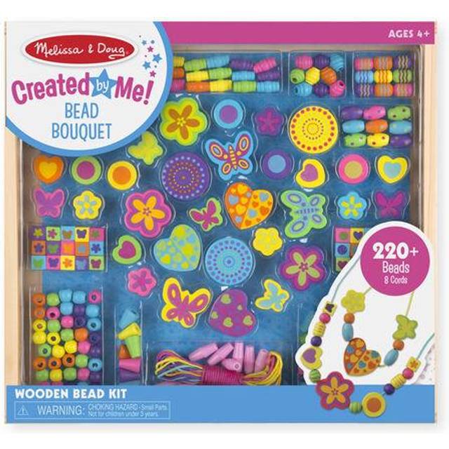 Melissa & Doug Created by Me! Wooden Bead Bouquet Craft Set