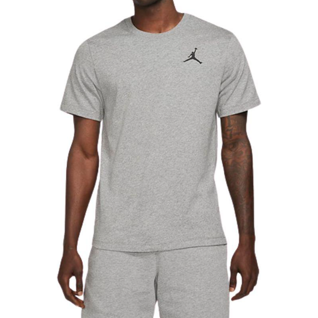 Nike Jordan Jumpman Men's Short-Sleeve T-Shirt - Grey - Cotton