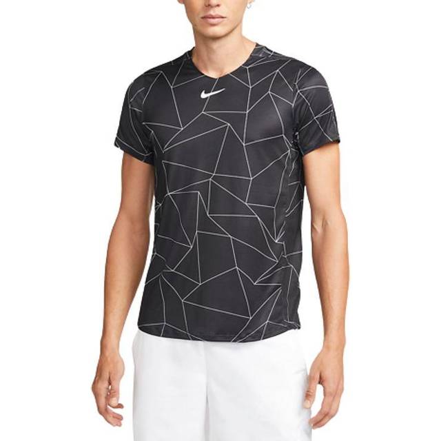 NIKE Court Advantage Top Black Mens (Storlek: L)