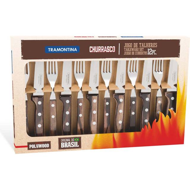 Tramontina Grillbestick Jumbo, 12-delar - Tramontina