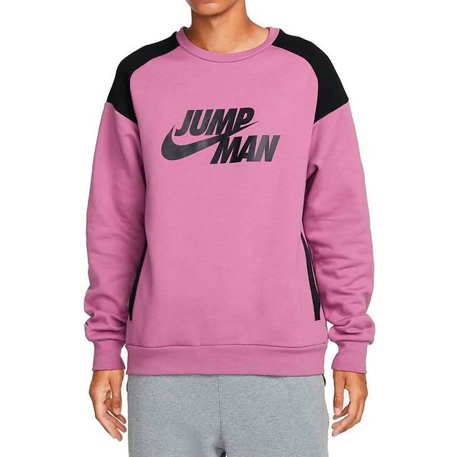 Jordan, Sweatshirts, male, Purple, S, Fleece Crewneck Sweatshirt