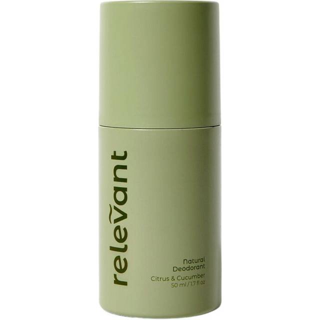 Relevant Natural Citrus & Cucumber Deo Roll-on 50ml - Bedste deodorant - Dinskønhed.dk