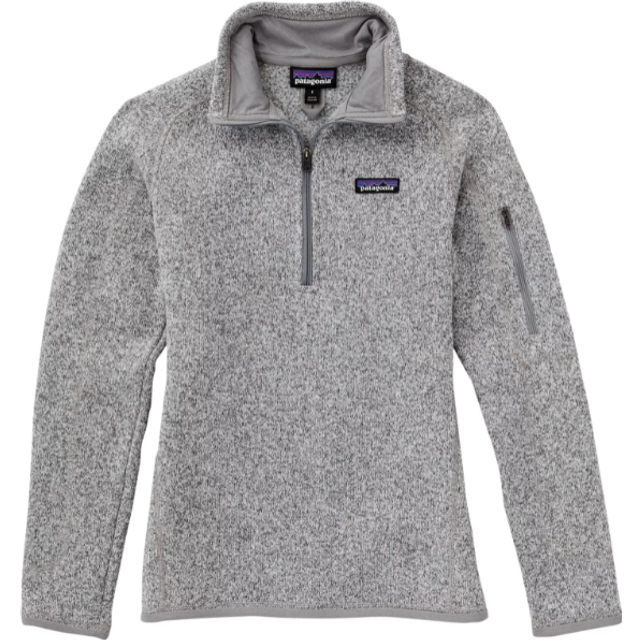 Patagonia - Women's Better Sweater 1/4 Zip - Fleece jumper size S, grey