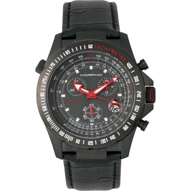 Morphic Mens M93 Series Chronograph Strap Watch w/Date - Green Stainless Steel - One Size