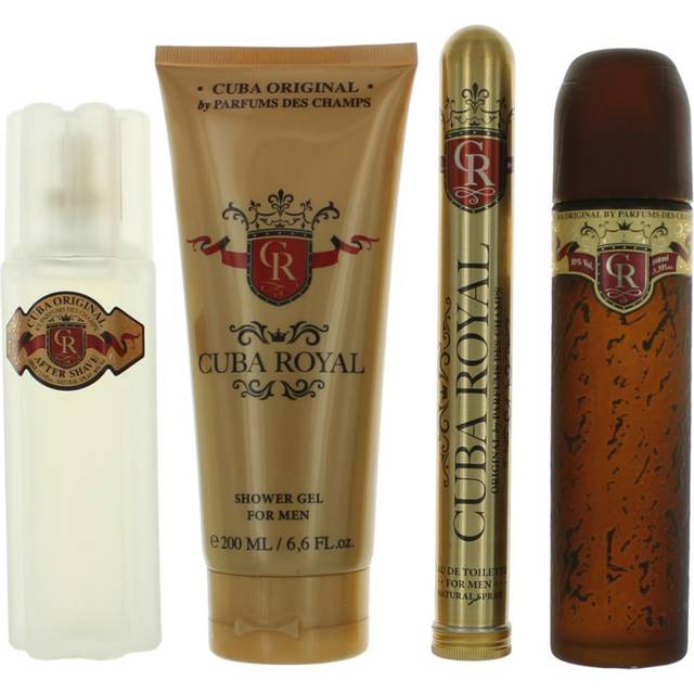 Cuba Royal Gift Set for Men EdT 100ml + EdT 50ml + After Shave 100ml + Shower Gel 200ml