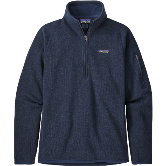 Patagonia Womens Better Sweater 1/4 Zip (Blå (NEW NAVY) Medium)