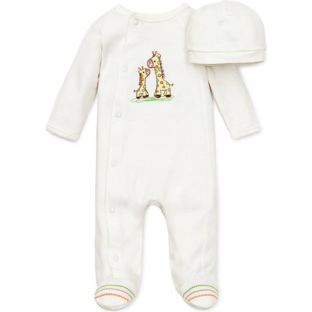 Little Me Unisex Giraffe Friend Footie & Hat Set - Baby