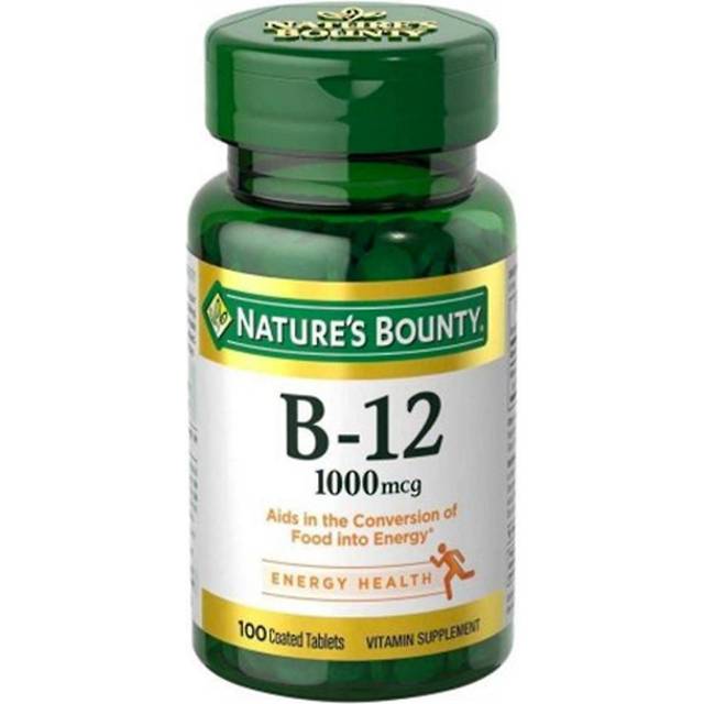 Nature's Bounty  Vitamin B-12  1 000 mcg  100 Coated Tablets