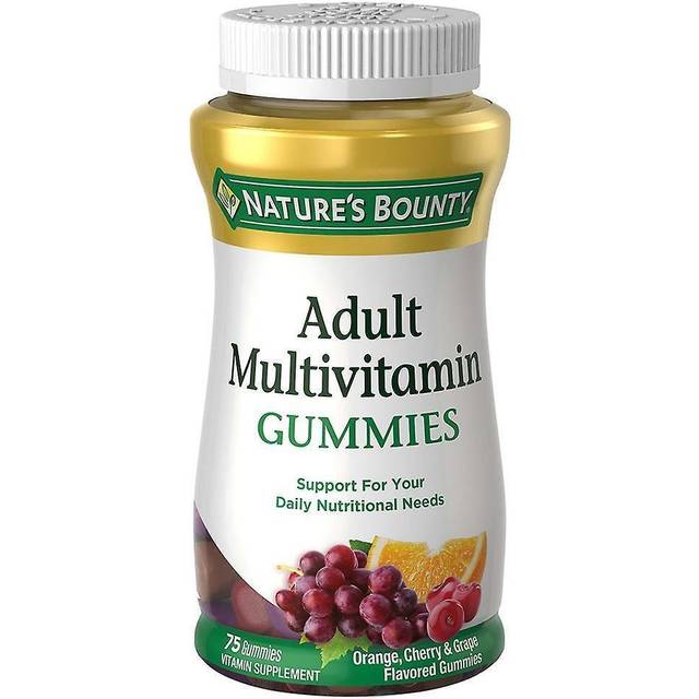 Nature's Bounty  Adult Multivitamin Gummies  Orange  Cherry & Grape  75 Gummies