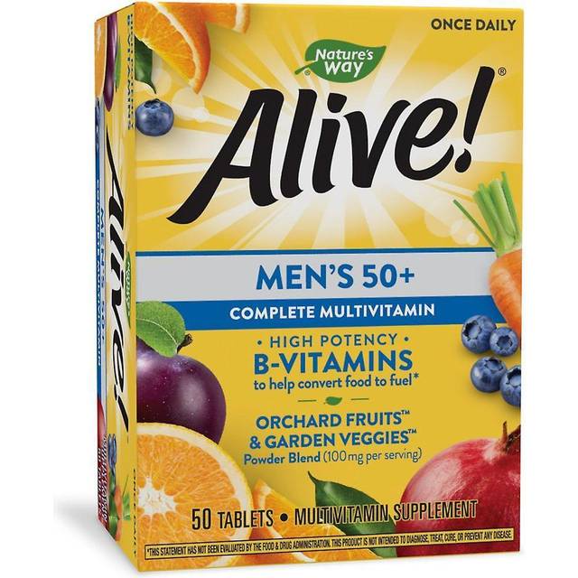 Nature's Way  Alive! Men's 50+ Complete Multivitamin  50 Tablets
