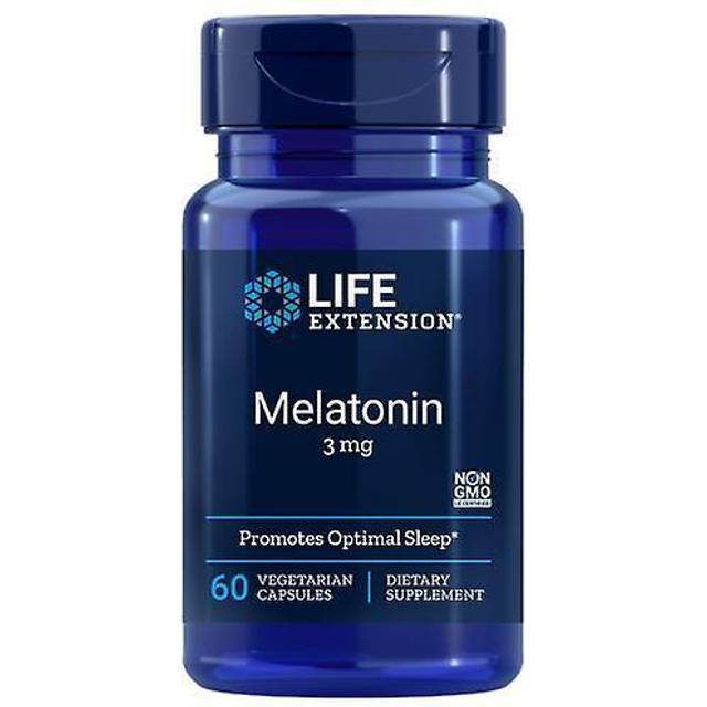Life Extension - Melatonin, 3 mg - 60 vegetabiliska kapslar