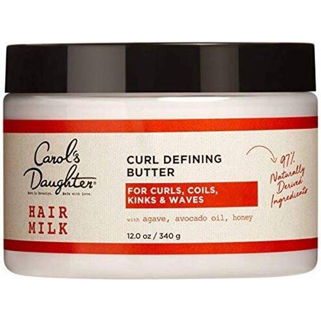 Curly Hair Products by Carol's Daughter, Hair Milk Curl Defining Butter For Curls and Coils, with Agave, Avocado Oil and Honey, Silicone Free and Para