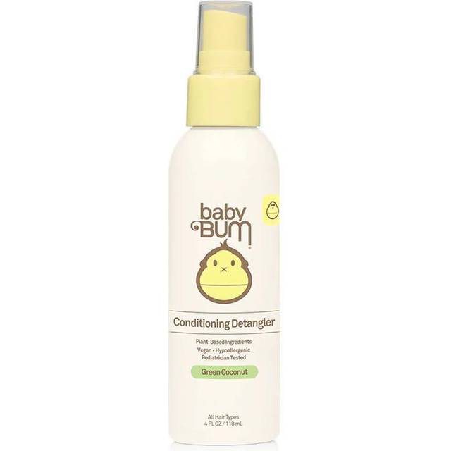 Baby Bum Conditioning Detangler Spray | Leave-In Conditioner Treatment with Soothing Coconut Oil| Natural Fragrance | Gluten Free and Vegan | 4 FL OZ