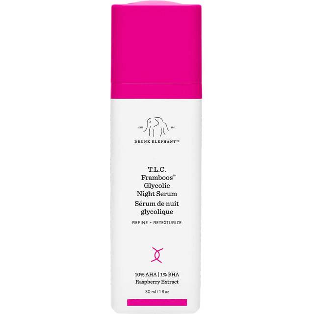 Drunk Elephant T.L.C. Framboos Glycolic Night Serum Mini 8ml - New