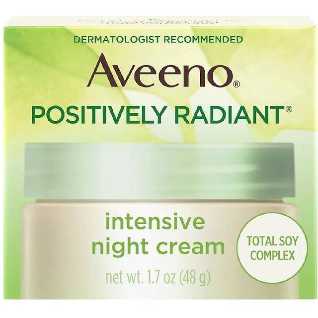 Aveeno Positively Radiant Intensive Night Cream with Vitamin B3 1.7 oz