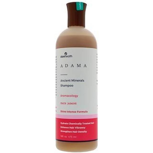 Zion Health Adama Clay Minerals Shampoo Peach Jasmine 16 fl oz