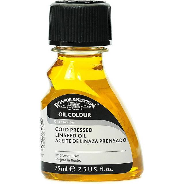 Winsor & Newton Cold Pressed Linseed Oil  75ml (2.5oz) Bottle