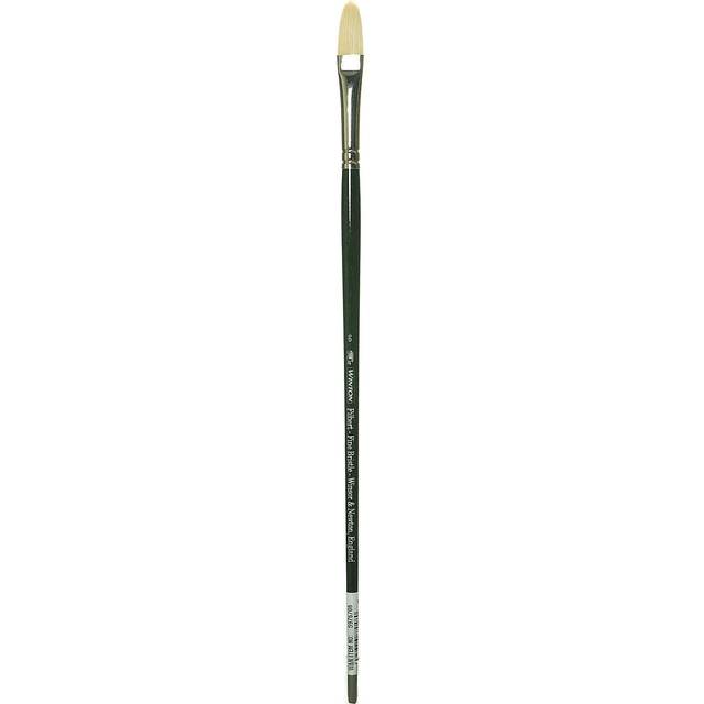 Winsor and Newton Filbert Long Handle Brush - Green / No. 6 - Winsor & Newton