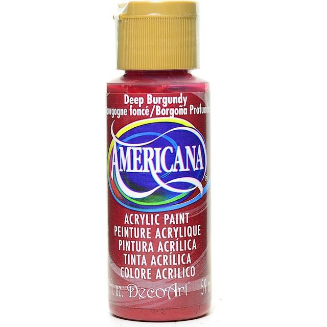 Deep Burgundy Americana Acrylic 2Oz.