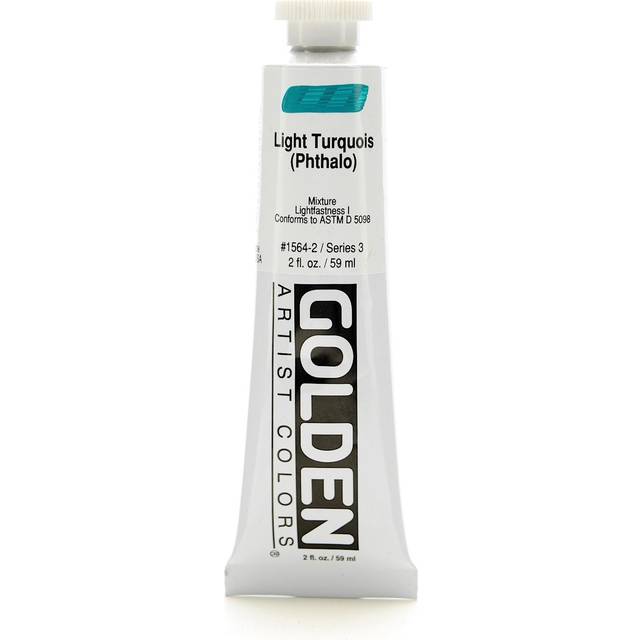 Golden Heavybody Acrylic 59ml Light Turquois (Phthalo) #1564