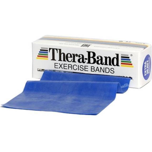 Thera Band Bred Elastik 5,5 m - Blå - Hårdhet 5