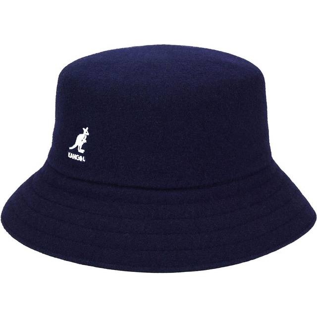 Solid Color Bucket Hat with Embroidered Logo size S (S)