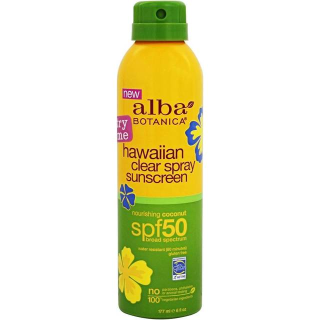 Alba Botanica Hawaiian Sunscreen Spray SPF 50 - Coconut 5 fl oz