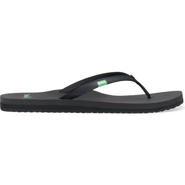 Sanuk Women's Yoga Joy Sandal  Black  7 M US