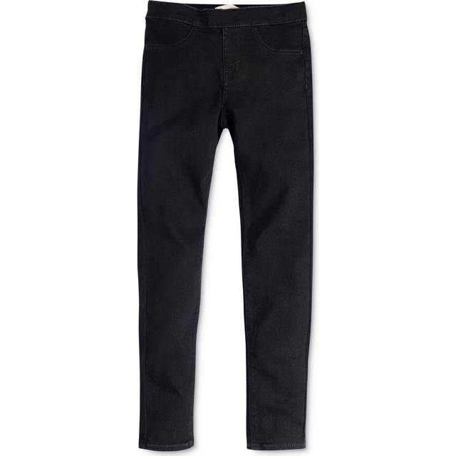 Levi's Girls' Big Skinny Fit Pull On Jeggings  Black  8