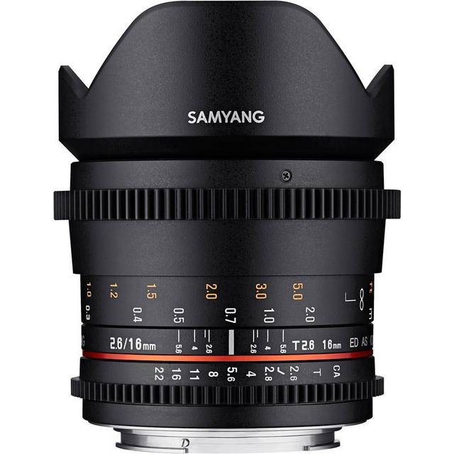 Samyang 16mm T2.6 ED AS UMC Lens (Canon EF)