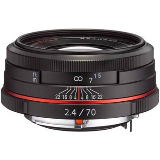 Pentax HD PENTAX-DA 21430 70mm F2.4 Limited Black Medium Telephoto Monofocal Lens [APS-C Size] [High Definition Limited Lens/Aluminum Shaving Body] [H