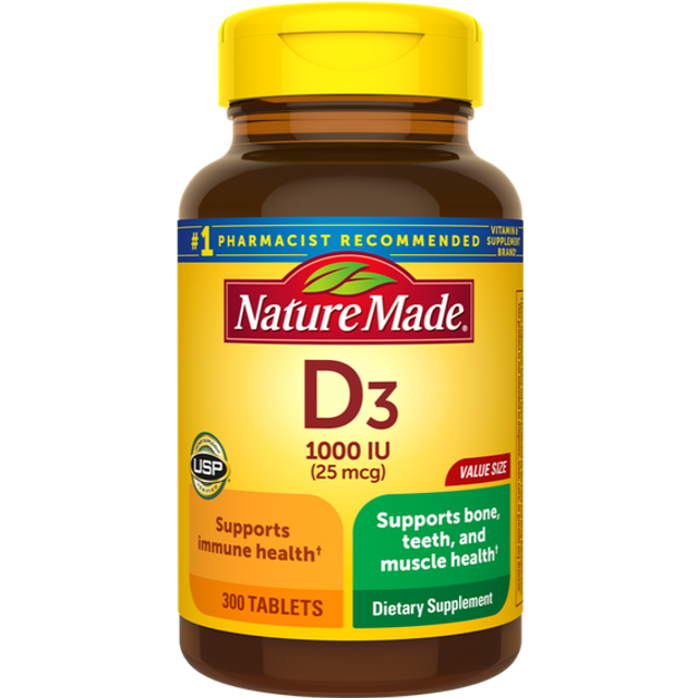 Nature Made  Vitamin D3  300 Tablets