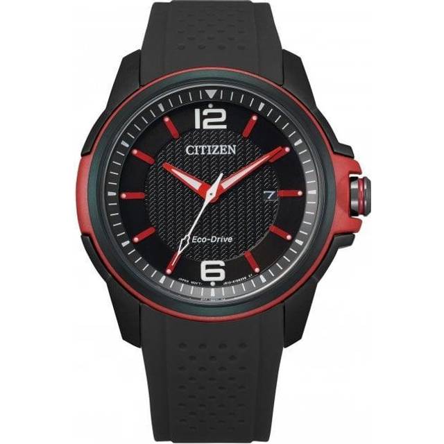 Citizen AW1658-02E Eco-Drive Black Rubber Strap Watch - W38271