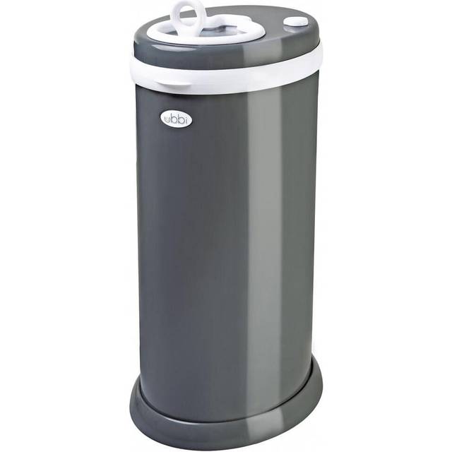 Ubbi Diaper Pail Steel White