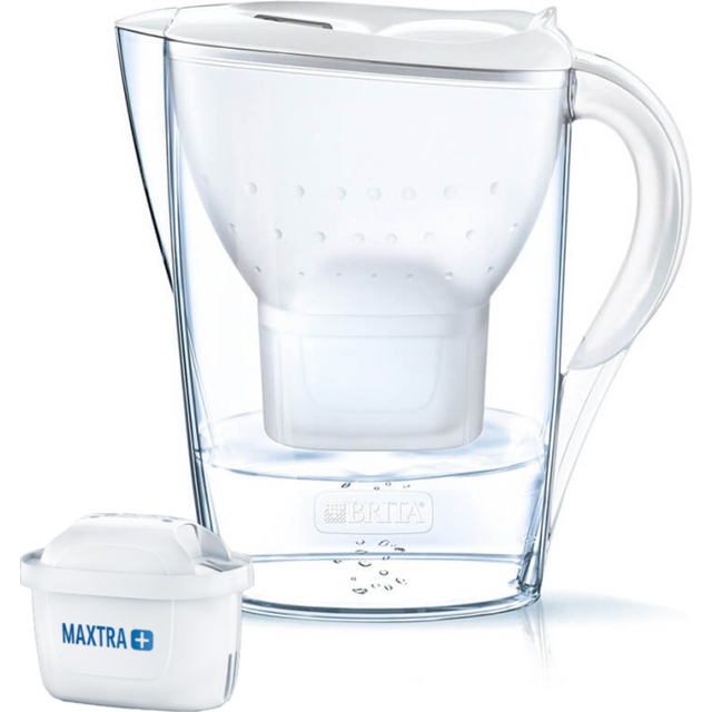 BRITA White Marella XL Water Filter Jug & MAXTRA+ Cartridge