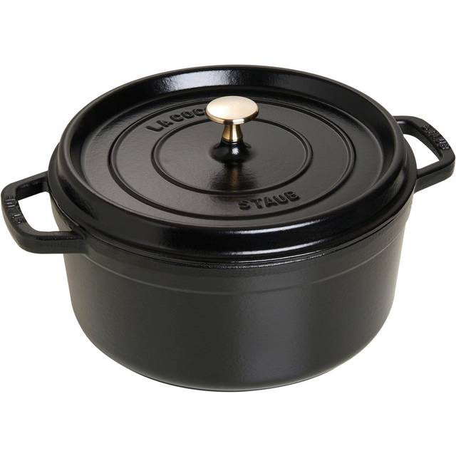 STAUB Staub rund gryta i gjutjärn 5,2 l svart - Svart