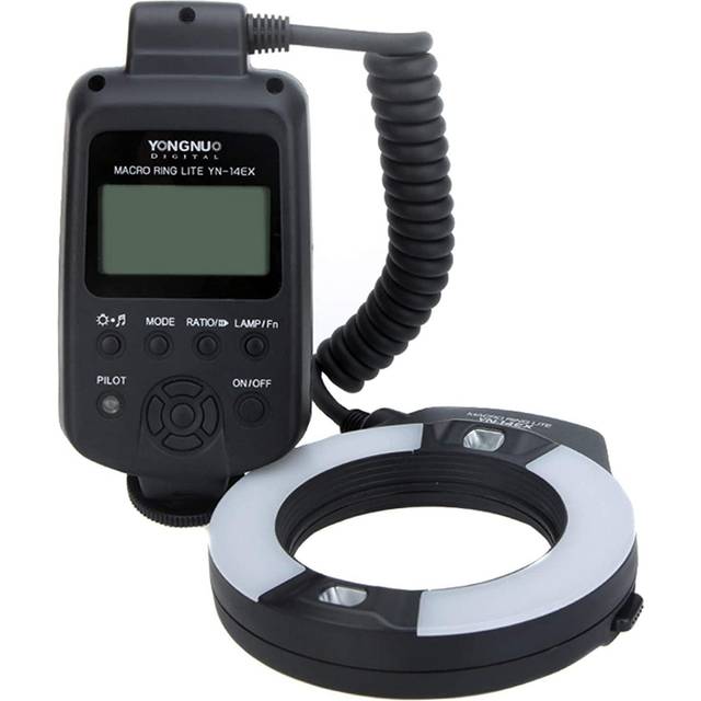 YONGNUO YN-14EX Macro Ring Flash Light Replacement for Canon EOS DSLR Camera black