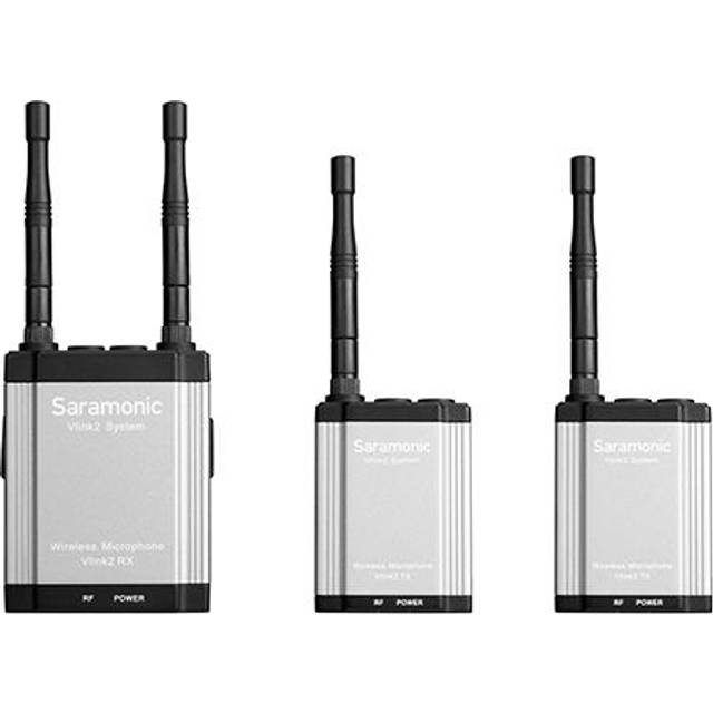 Saramonic Vlink2 Kit1 - Trådlöst Mikrofonsystem med Tvåvägskommunikation på 2.4G