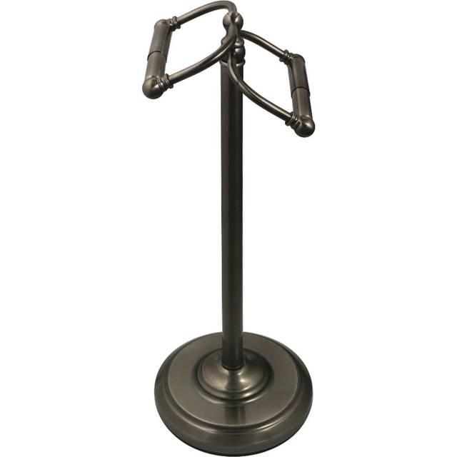 Kingston Brass CC2204 Vintage Toilet Paper Holder  Black Stainless 22.69 x 6.19 x 7.5
