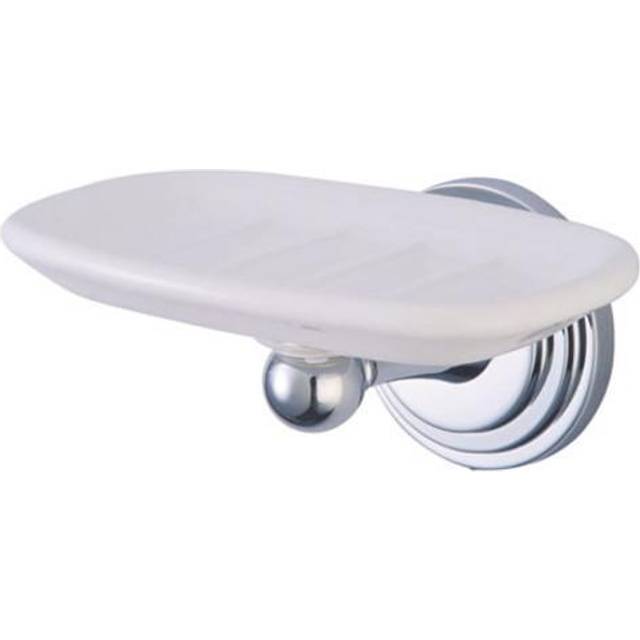 Kingston Brass BA2715C Milano WallMount Soap Dish  Polished Chrome