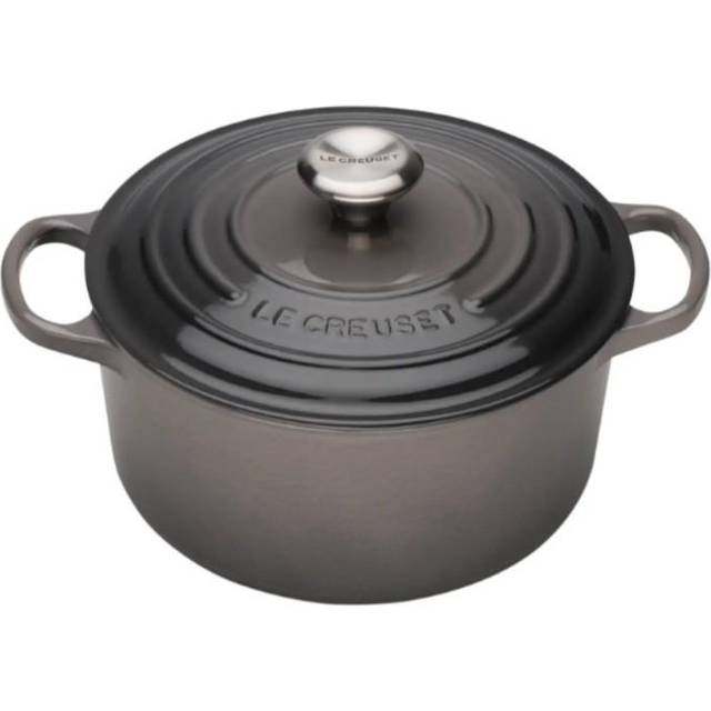 Le Creuset Le Creuset Signature round casserole 4.2 l Flint