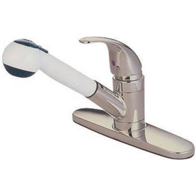Kingston Brass KB6708LL Legacy Pull-Out Kitchen Faucet  Brushed Nickel