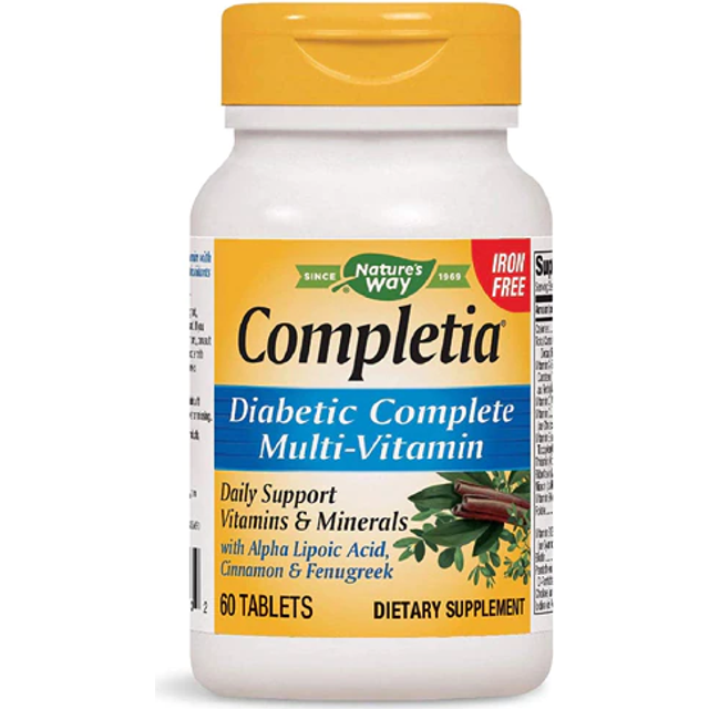 Nature's Way  Completia  Diabetic Multivitamin  60 Tablets