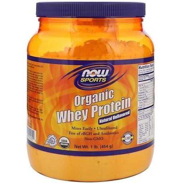 NOW Foods  Sports  Organic Whey Protein  Unflavored  1 lb (454 g)