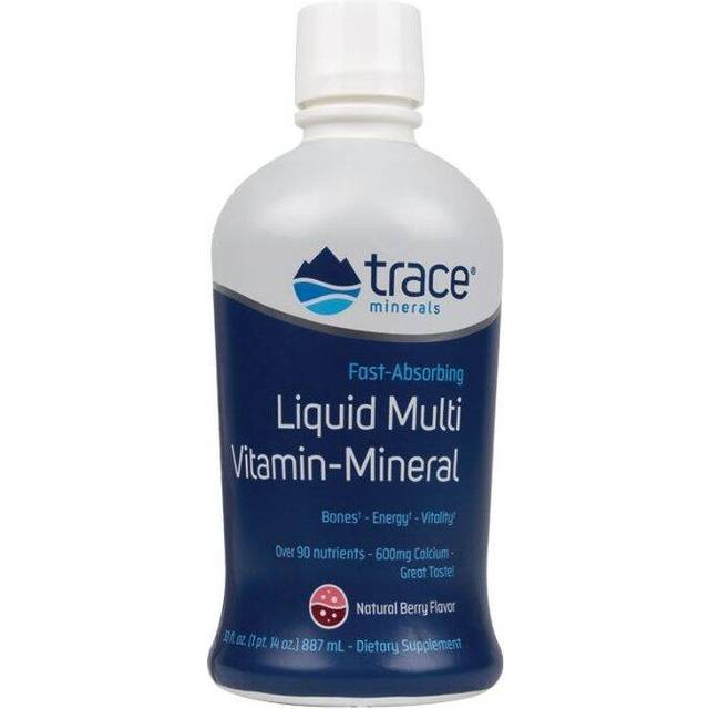Trace  Multi Vitamin-Mineral  For Men & Women  Tropical Mixed Berry  30 fl oz (887 ml)