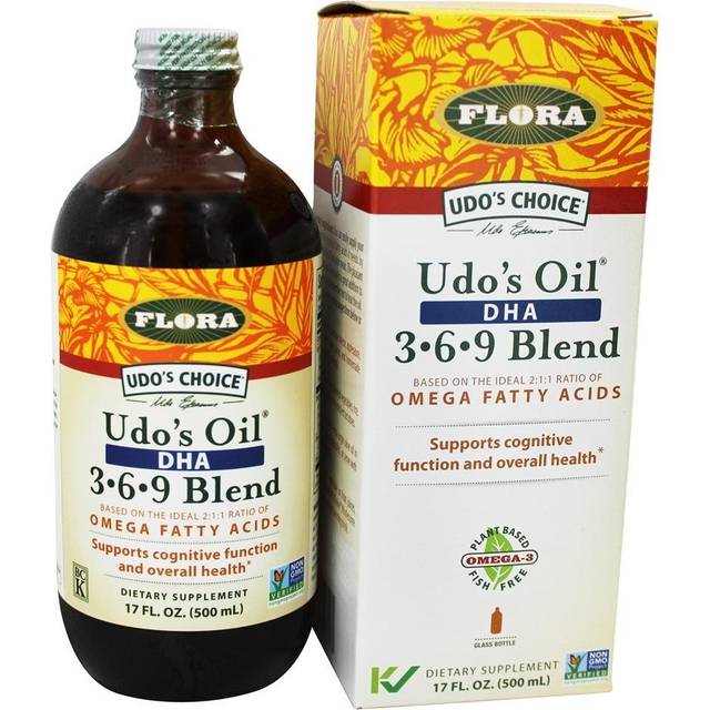 Flora  Udo's Choice  Udo's Oil DHA 3-6-9 Blend  17 fl oz (500 ml)