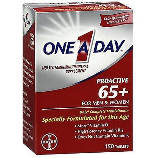One-A-Day  Proactive 65+ For Men & Women  Multivitamin/Multimineral Supplement  150 Tablets