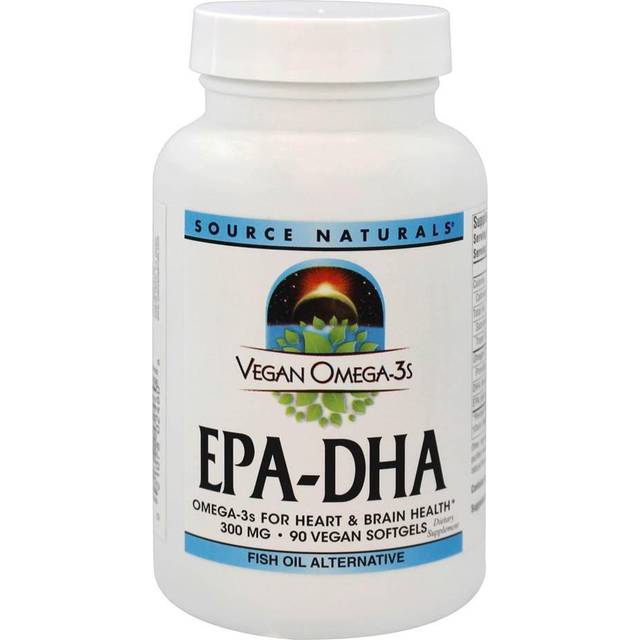 Source Naturals  Vegan Omega-3s  300 mg   90 Vegan Softgels